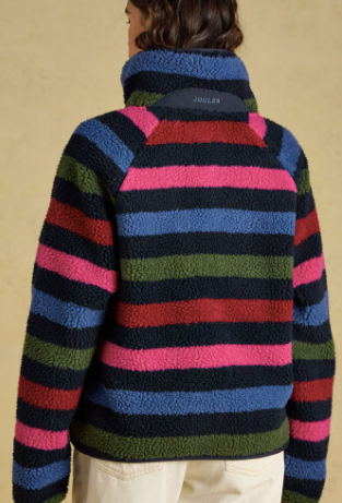 Joules Eva Stripe Fleece - Navy