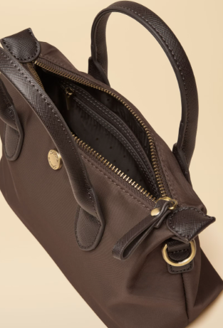 Joules Mini Crossbody Handbag - Chocolate Brown