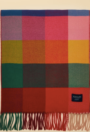 Joules Langtree Scarf - Bright Gingham