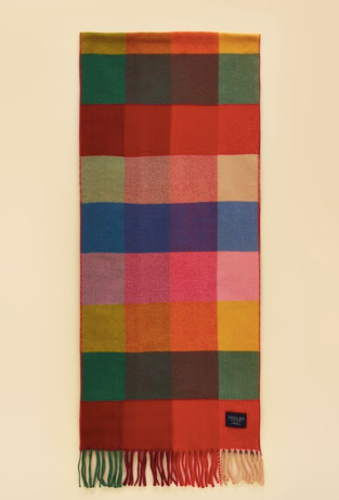 Joules Langtree Scarf - Bright Gingham