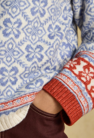 Joules Addison Knit Jumper - Blue