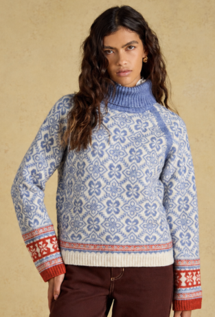 Joules Addison Knit Jumper - Blue
