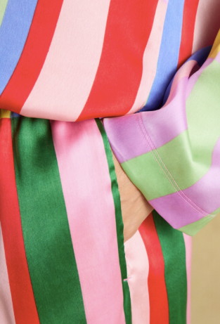 Joules Bonnie Stripe Pyjama Set - Multi
