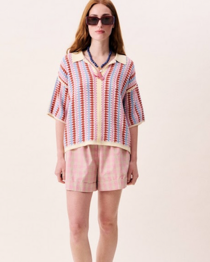 Missy Crochet Top - Violet