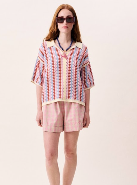 Missy Crochet Top - Violet