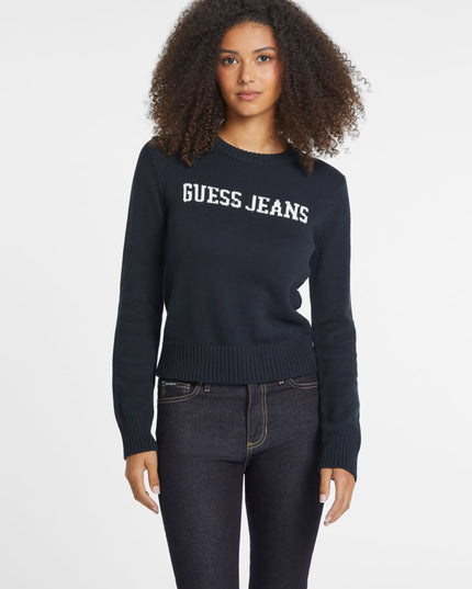 Guess Intarsia Sweater - Navy
