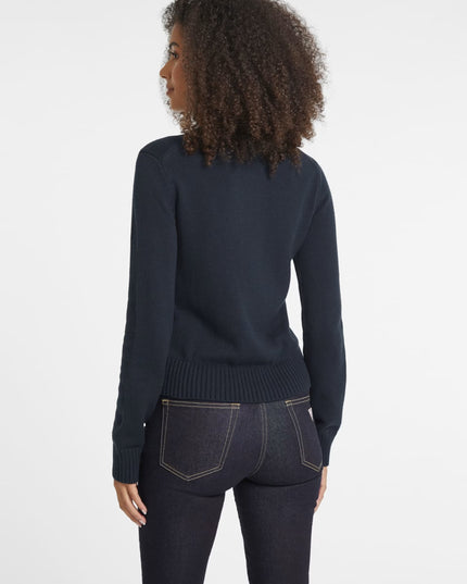 Guess Intarsia Sweater - Navy