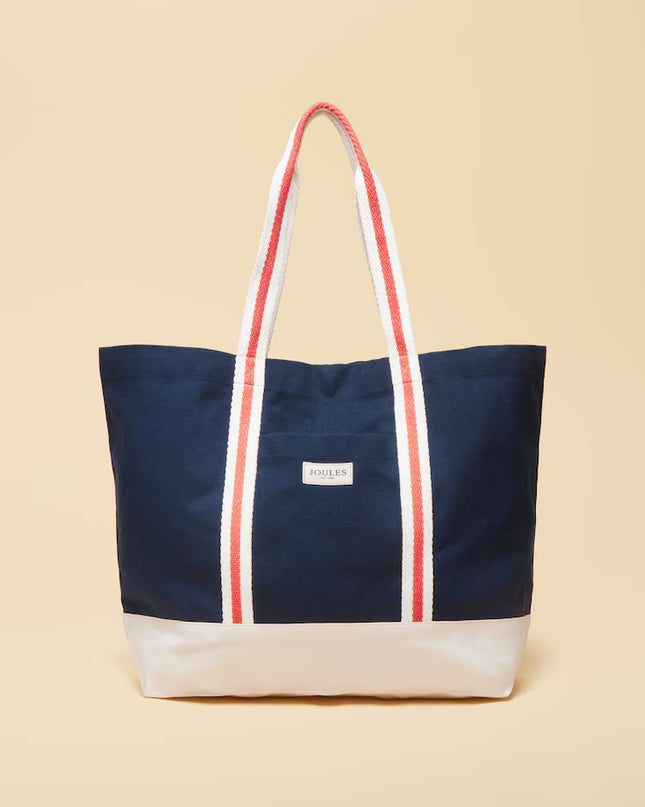 Promenade Canvas Tote - Navy