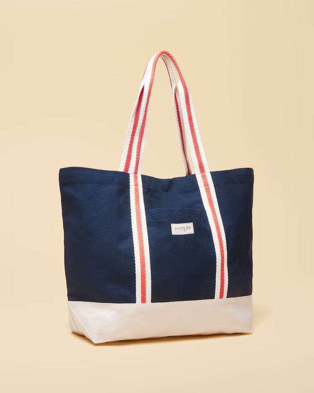 Promenade Canvas Tote - Navy