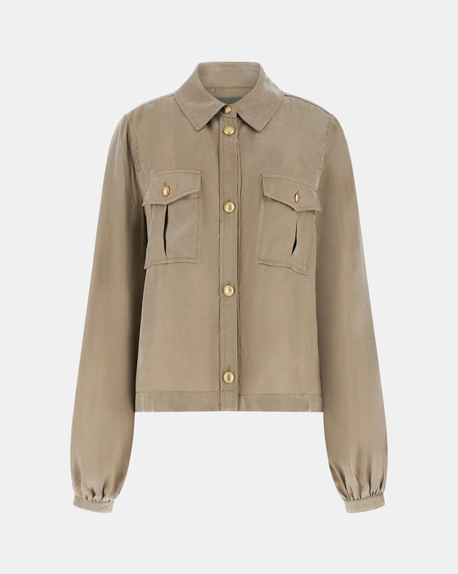 Guess Dalia Fluid Crop Shirt