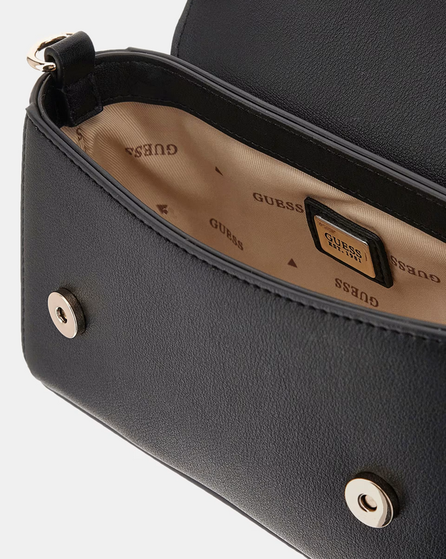 Guess Zaria Mini Top Handle Flap - Black