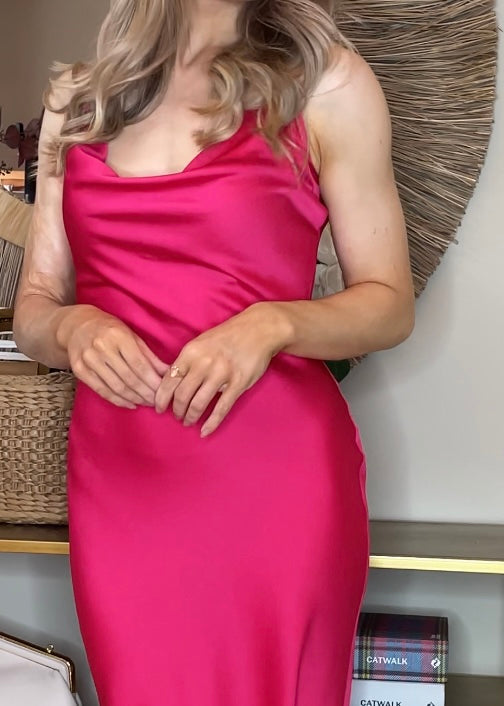 Guess fuchsia dress Clearance