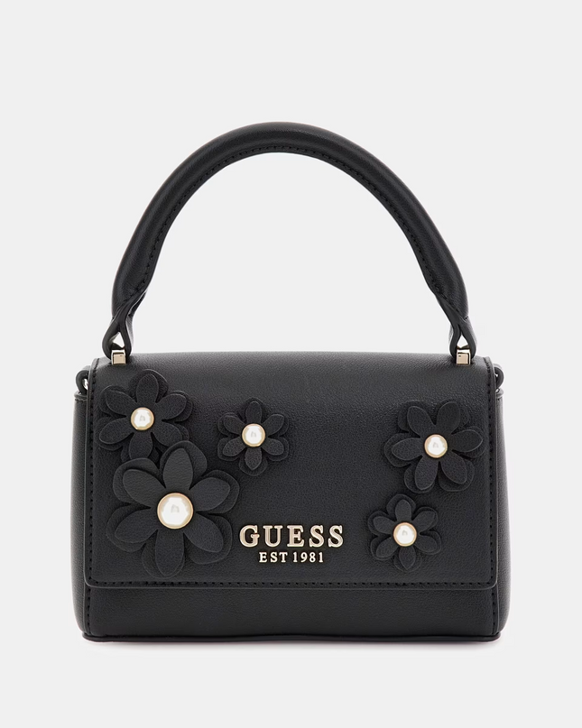 Guess Zaria Mini Top Handle Flap - Black