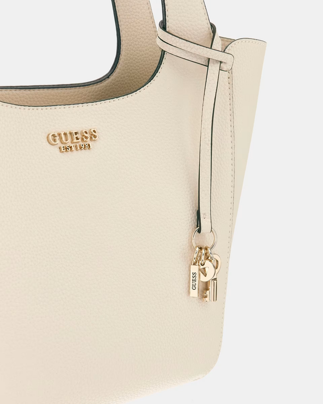 Guess Calista 2 In 1 Tote - Bone