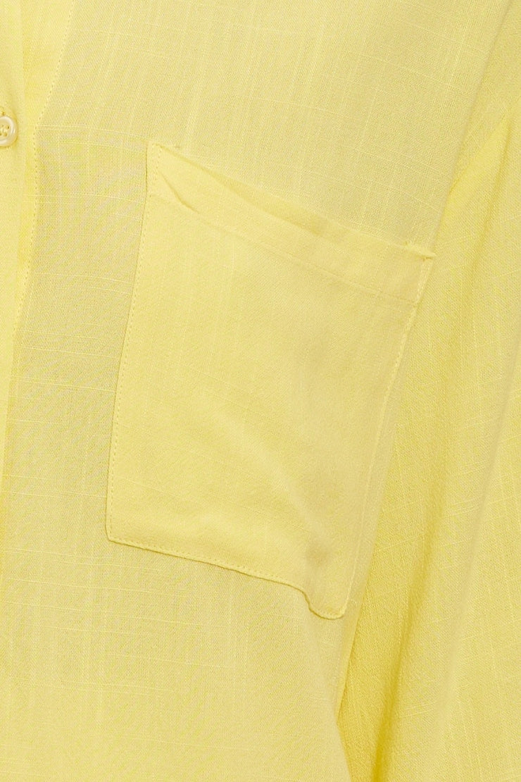 Sandy Linen Shirt - Lemon