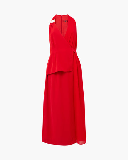 French Connection Vinne Eden Tailored Dress - Lipstick Red