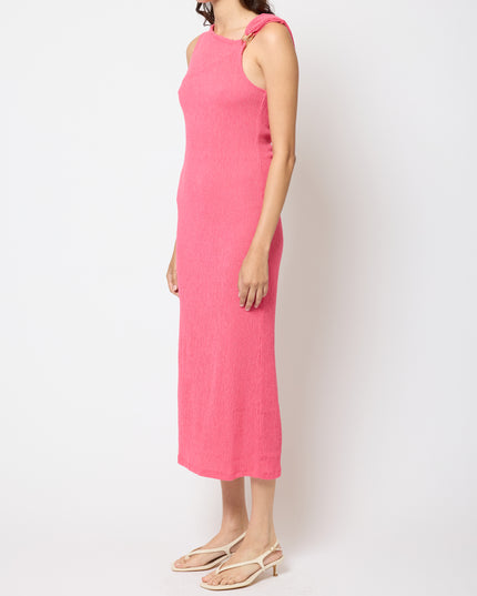 French Connection Trixie Midi Dress - Fuchsia Pink