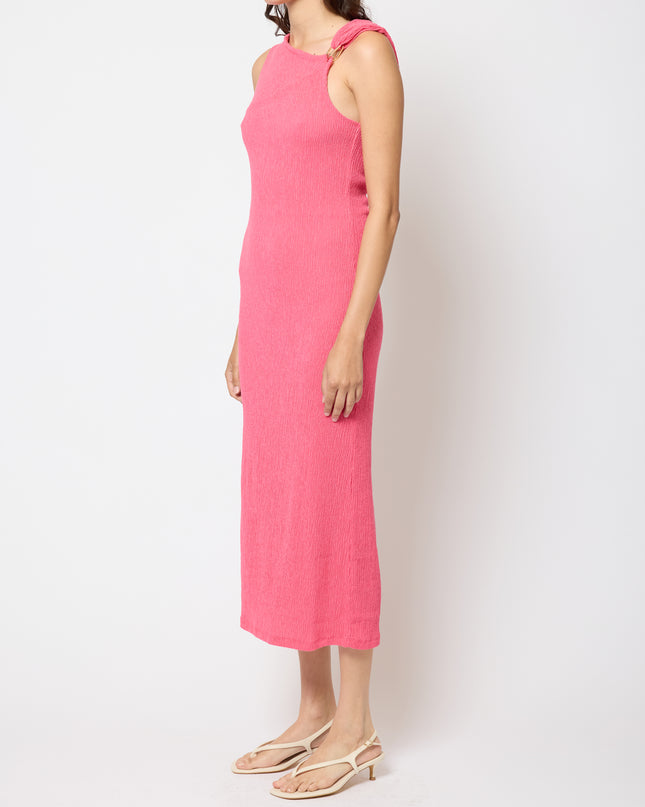 French Connection Trixie Midi Dress - Fuchsia Pink