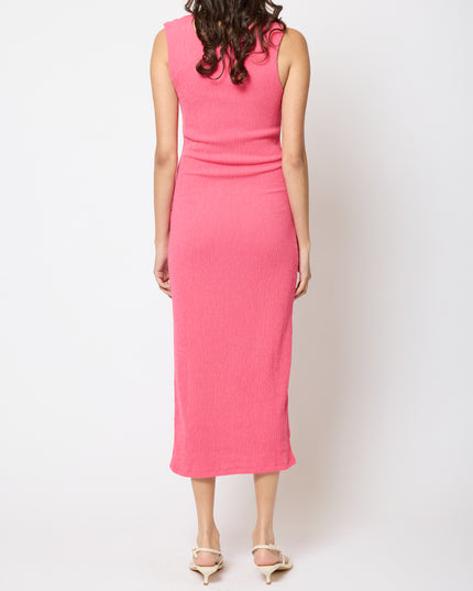 French Connection Trixie Midi Dress - Fuchsia Pink