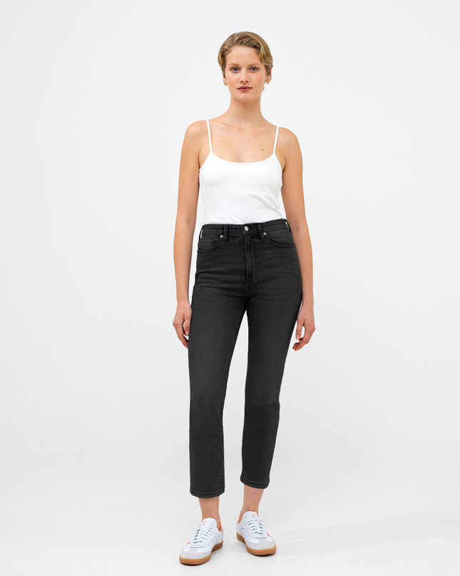 French Connection Stretch Cigarette Jean - Washed Black