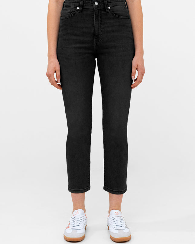 French Connection Stretch Cigarette Jean - Washed Black