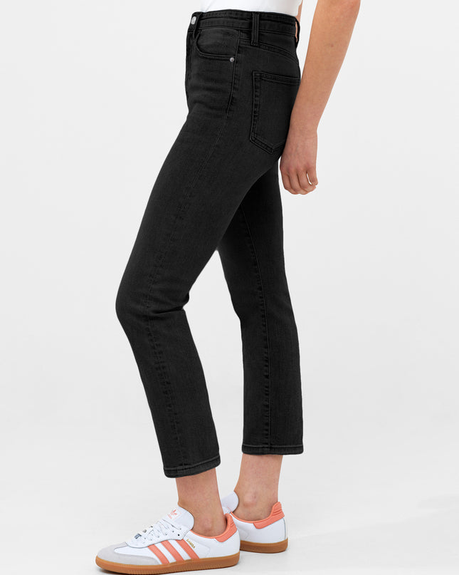 French Connection Stretch Cigarette Jean - Washed Black