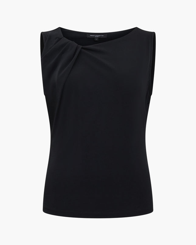 French Connection Samira Asymmetric Top - Black