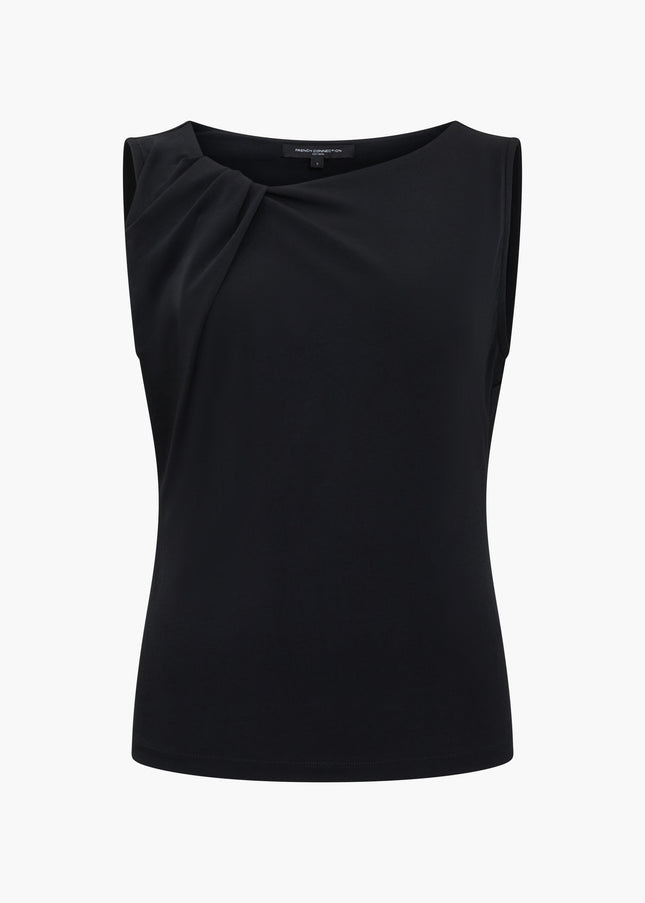 French Connection Samira Asymmetric Top - Black