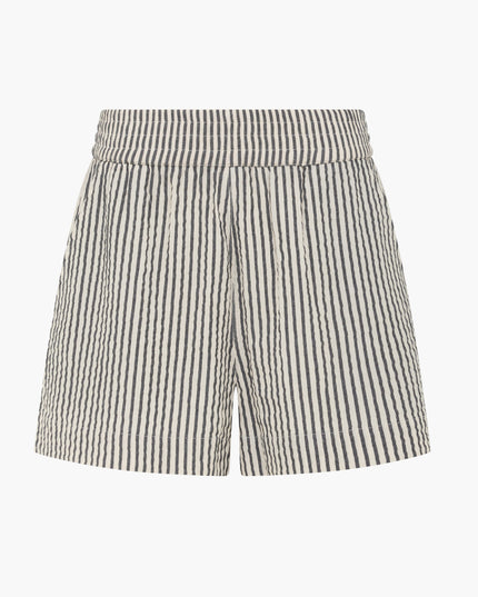 French Connection Lia Stripe Shorts - Monochrome Stripe