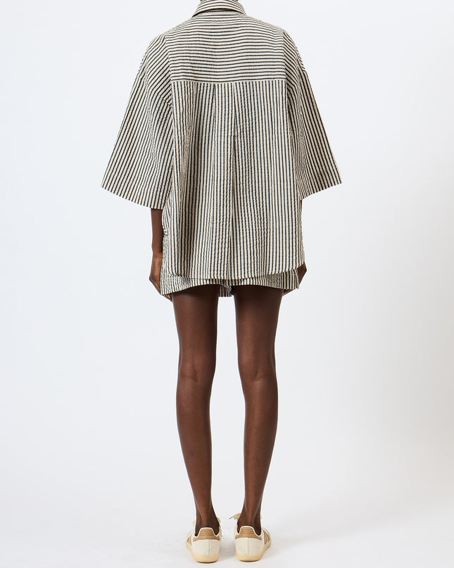 French Connection Lia Shirt - Monochrome Stripe