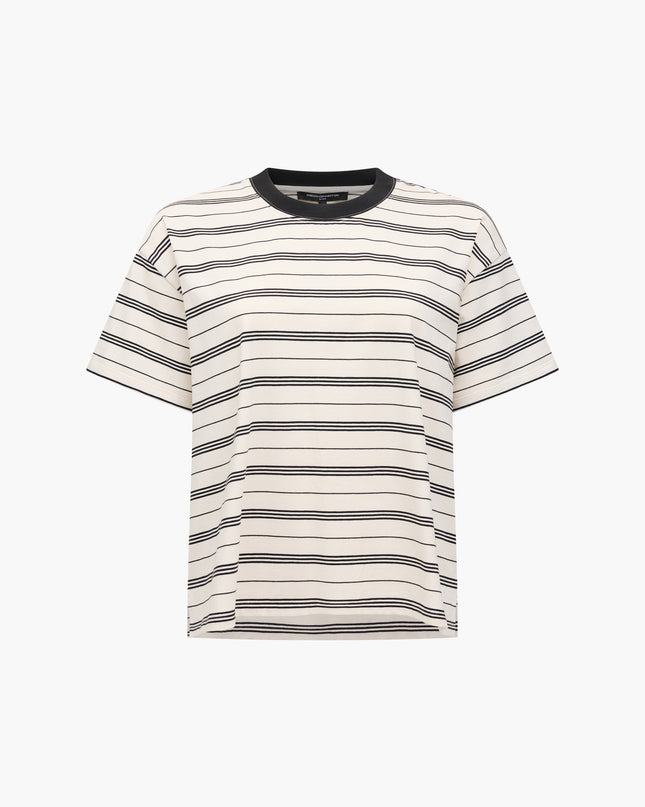French Connection Pernille T-Shirt - Cream/Black