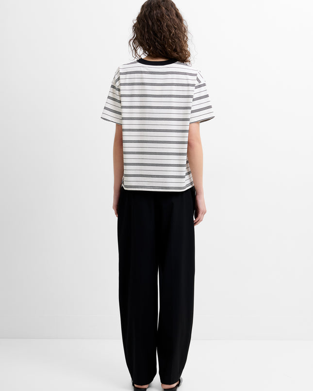 French Connection Pernille T-Shirt - Cream/Black