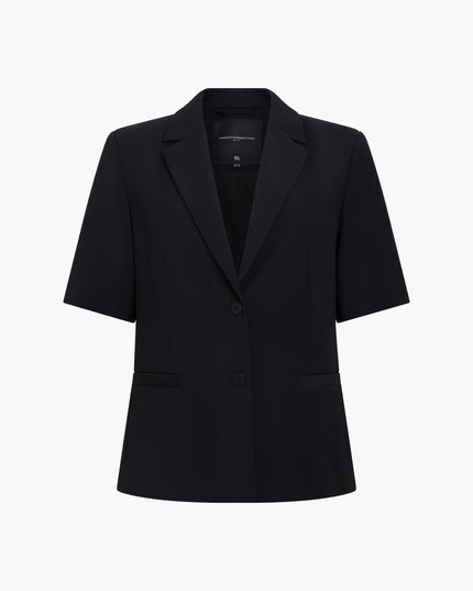 French Connection Vinnie Short Sleeve Blazer - Black