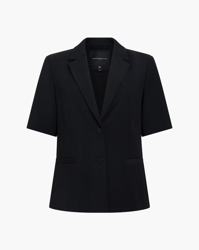 French Connection Vinnie Short Sleeve Blazer - Black