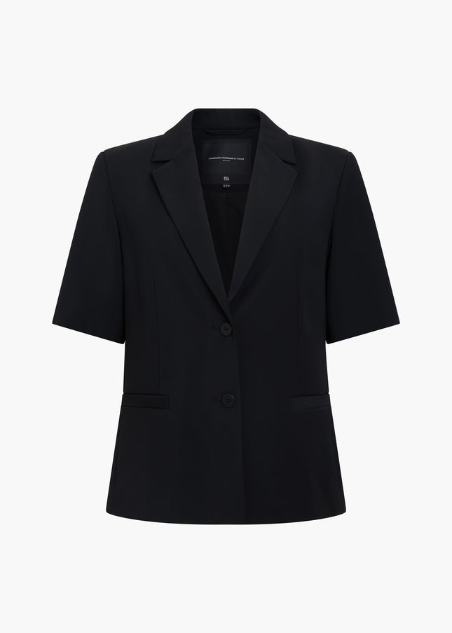 French Connection Vinnie Short Sleeve Blazer - Black
