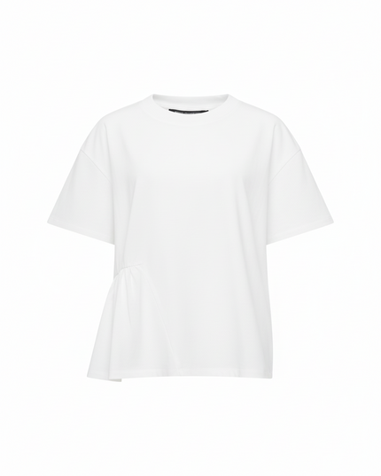 French Connection Rallie Asymmetrical T-Shirt - White