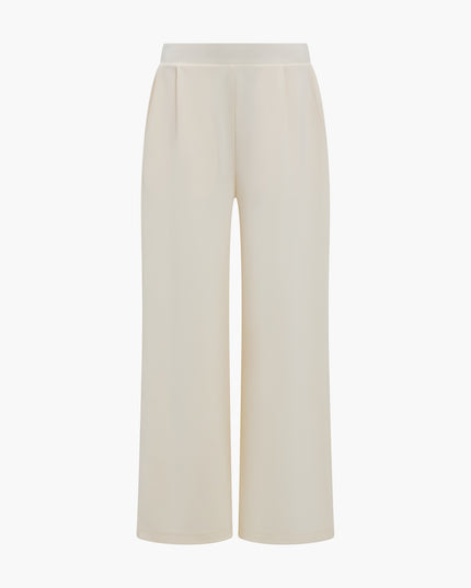 French Connection Wren Wide Leg trouser - Porcelain Cream