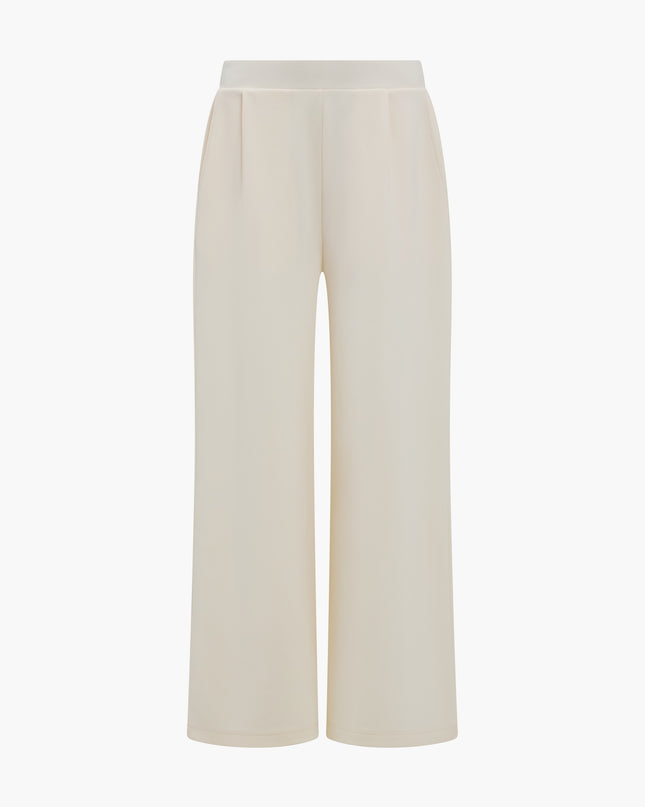 French Connection Wren Wide Leg trouser - Porcelain Cream