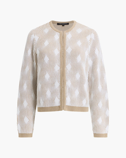 French Connection Pheby Cardigan - White/Beige