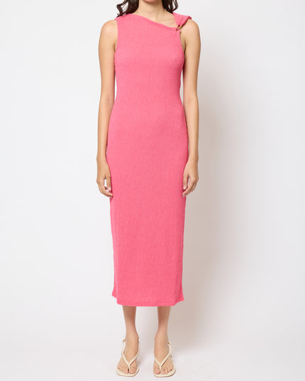 French Connection Trixie Midi Dress - Fuchsia Pink