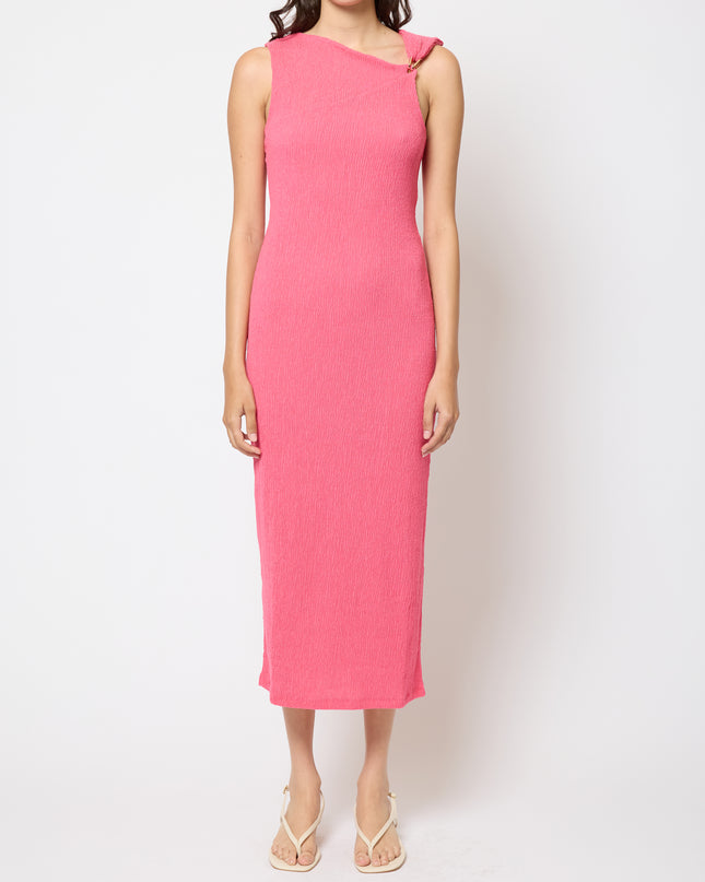 French Connection Trixie Midi Dress - Fuchsia Pink