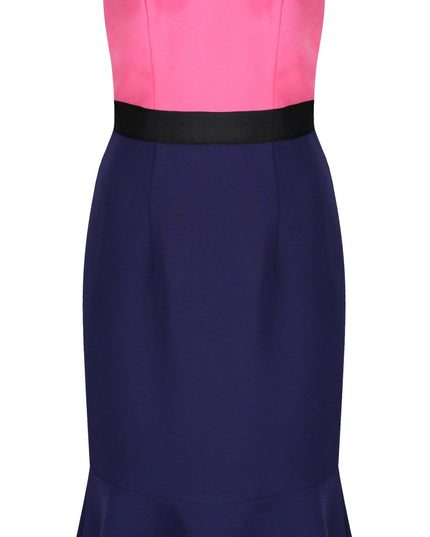 8TH Sign X SBB - Charlize Colourblock Frill Shoulder Dress