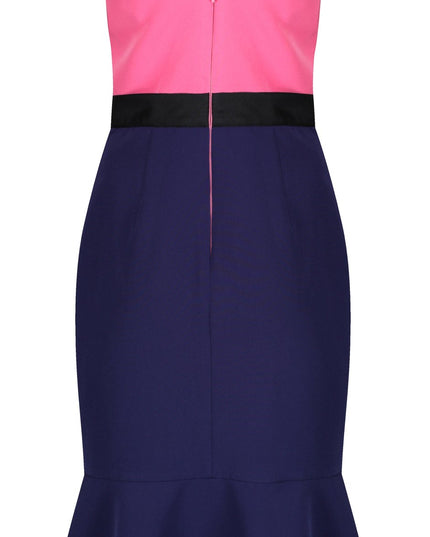 8TH Sign X SBB - Charlize Colourblock Frill Shoulder Dress