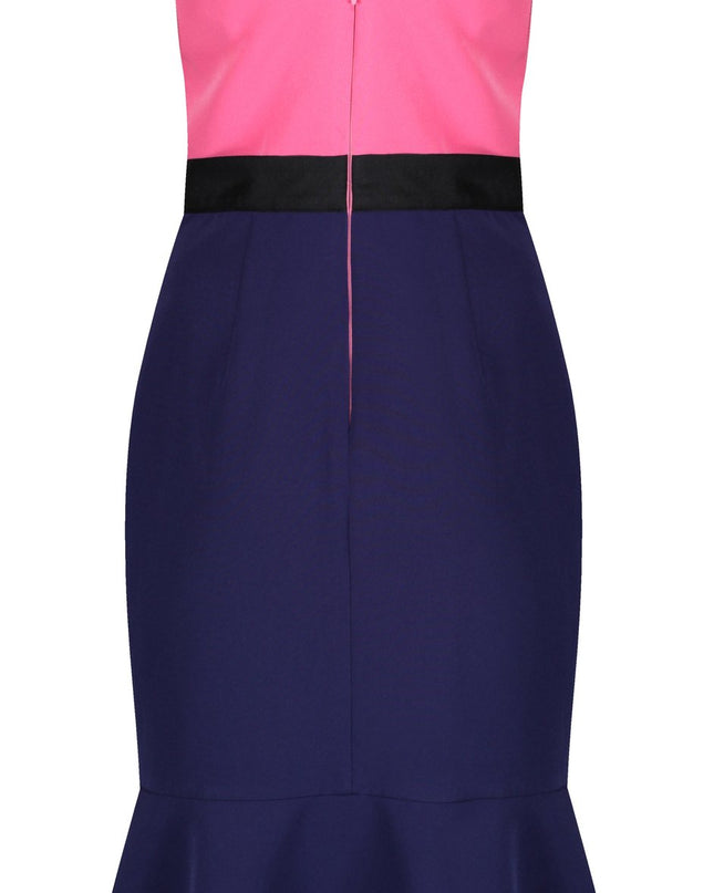 8TH Sign X SBB - Charlize Colourblock Frill Shoulder Dress