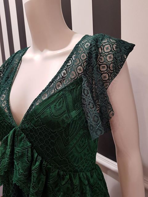 Guess Angelica Lace Dress - Green
