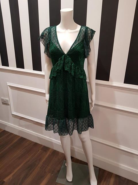 Guess Angelica Lace Dress - Green