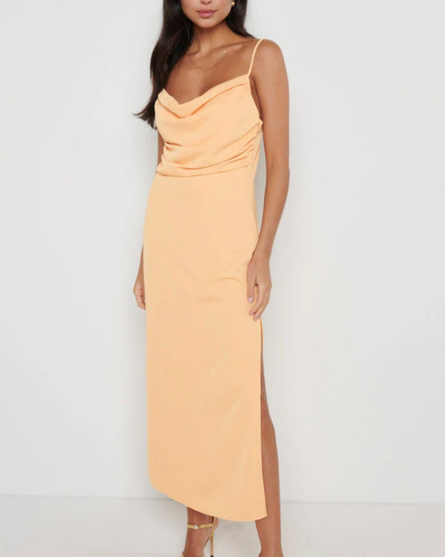 Keisha Midaxi Dress - Orange