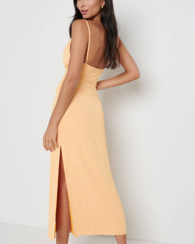 Keisha Midaxi Dress - Orange