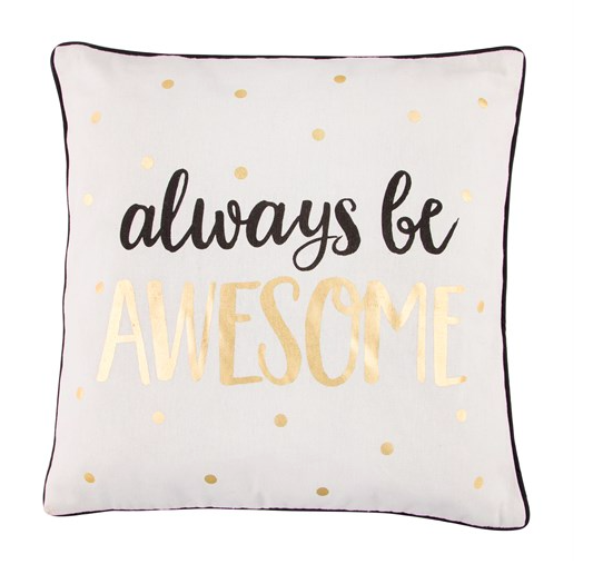 Awesome Metallic Monochrome Cushion Cover