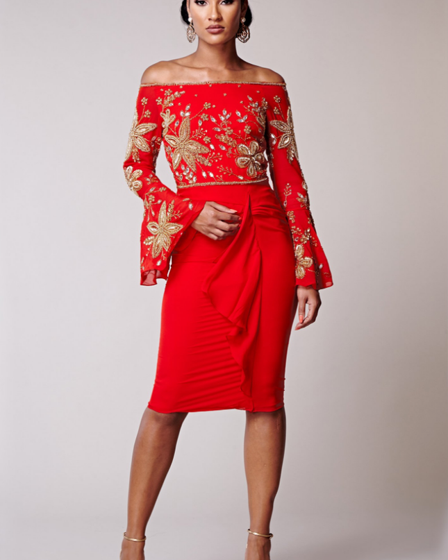 Donatella Dress - Red